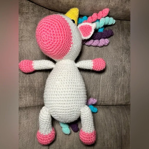 Crochet Unicorn Plush Toy “it’s so fluffy” unicorn lover - Picture 5 of 6